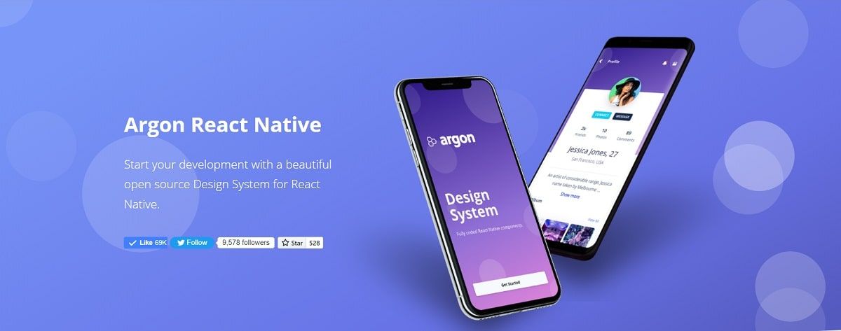 Argon React Native Free App Template