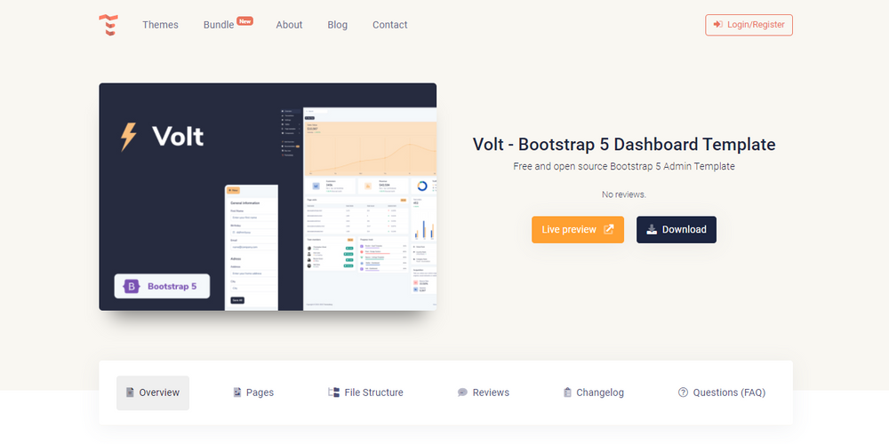 Bootstrap 5 Templates - Open-source And Free