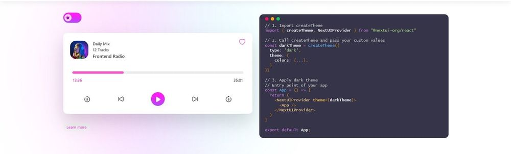 NextUI - Beautiful, Fast, And Modern React UI Library