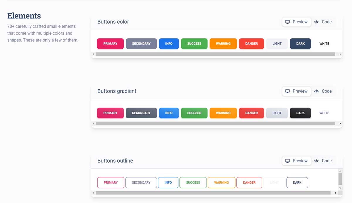 Material Kit - Free Bootstrap 5 Design